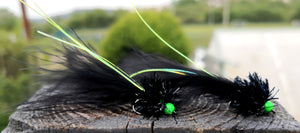 Black & Lime (Pulse Lure) X2