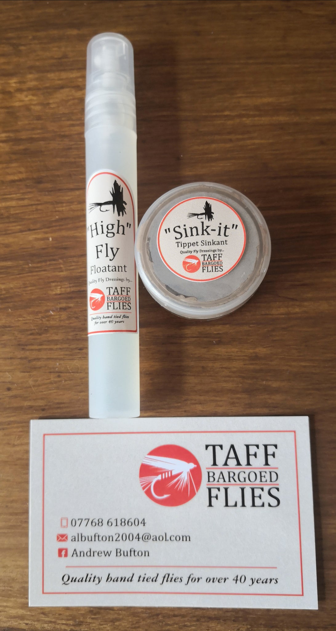 SET OF "HIGH FLY" FLOATANT AND "SINK-IT" LEADER SINK